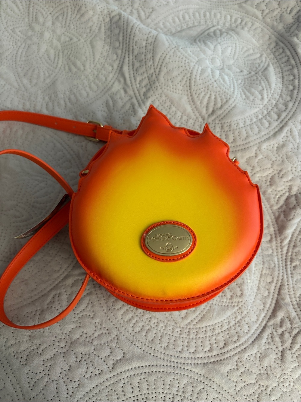 Bag + Wallet - Howl's Moving Castle Calcifer Flame- NWT- Studio Ghibli - Picture 7 of 9